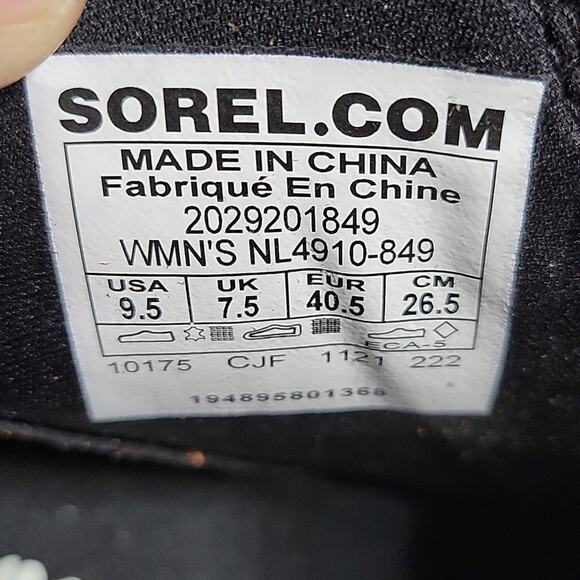 Sorel Evie Pull On Suede Leather Waterproof Ankle Boots Womens Size 9.5 NEW - Picture 11 of 12